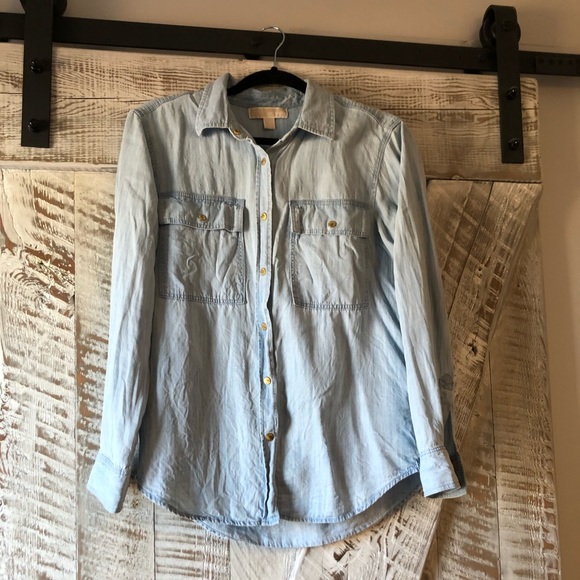Michael Kors denim shirt - Picture 1 of 2